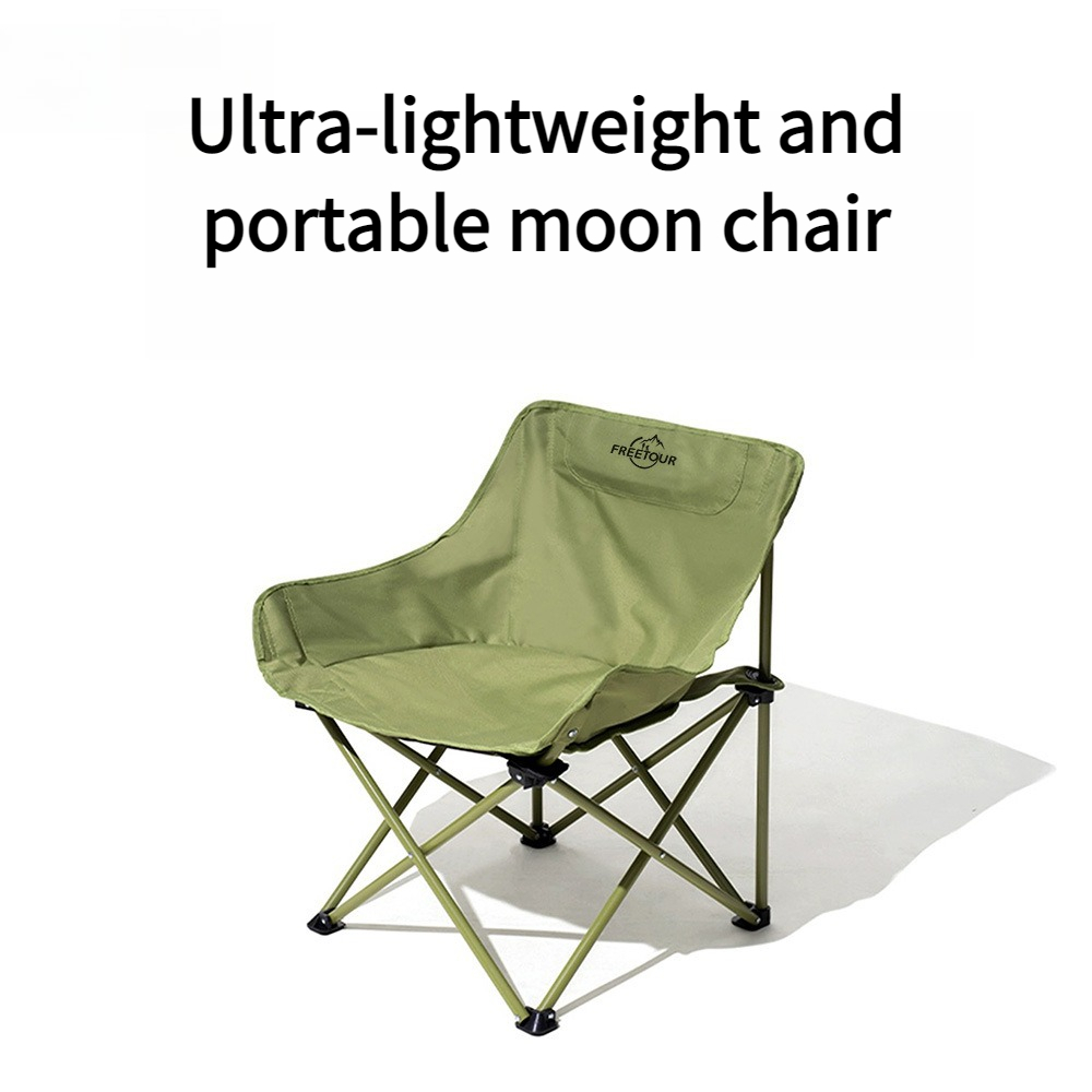 Kids Outdoor Folding Chair - Przenośne krzesło kempingowe Moon, składane krzesło