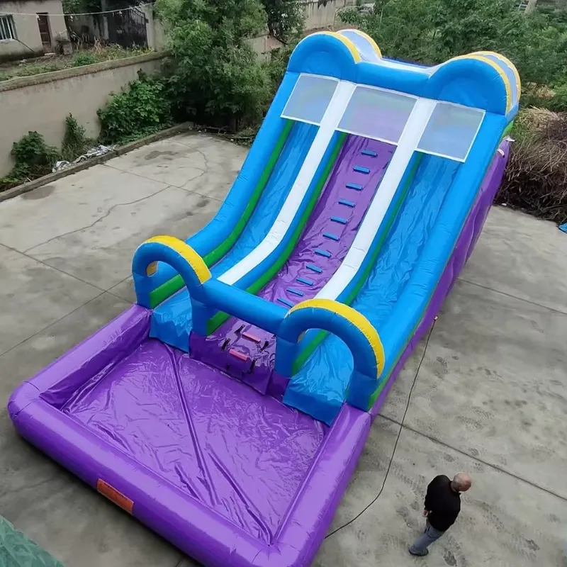 Kids Outdoor Obstacle Course Equipment - Mobilny dmuchany tor przeszkód wodnych na