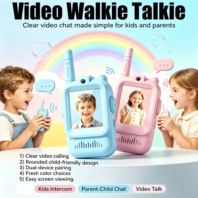 Kids Outdoor Videos - Nowe Dziecięce Walkie Talkie z Wideo,