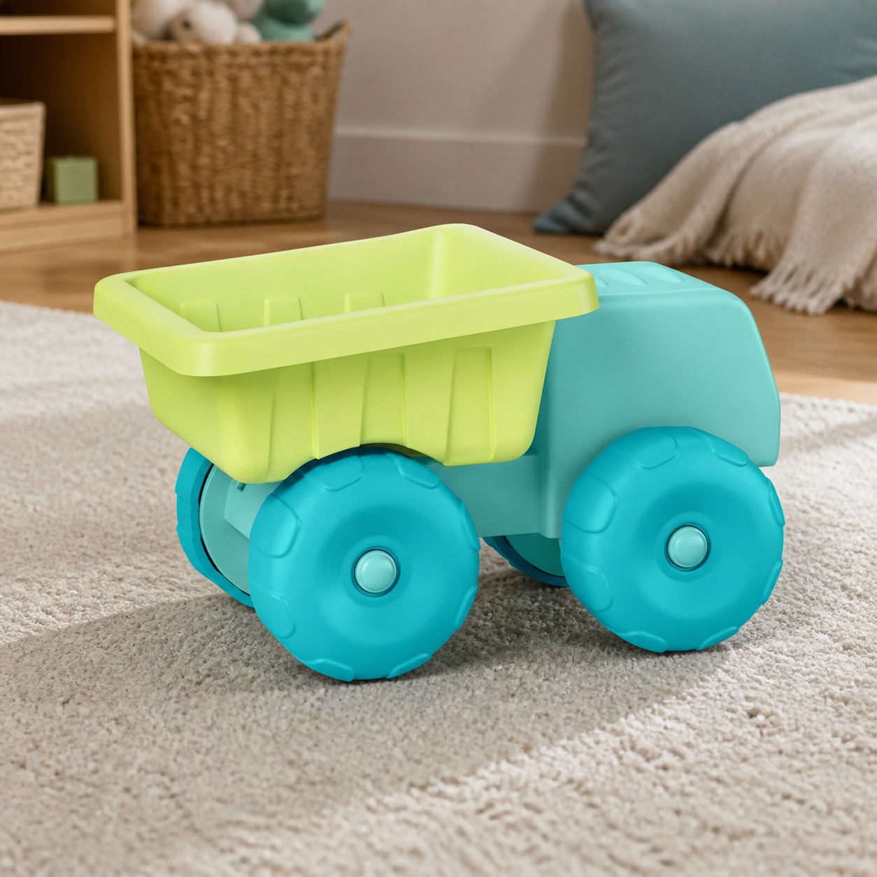 Kids Outdoor Sandbox - Ciężarówka z wywrotką – zabawka do