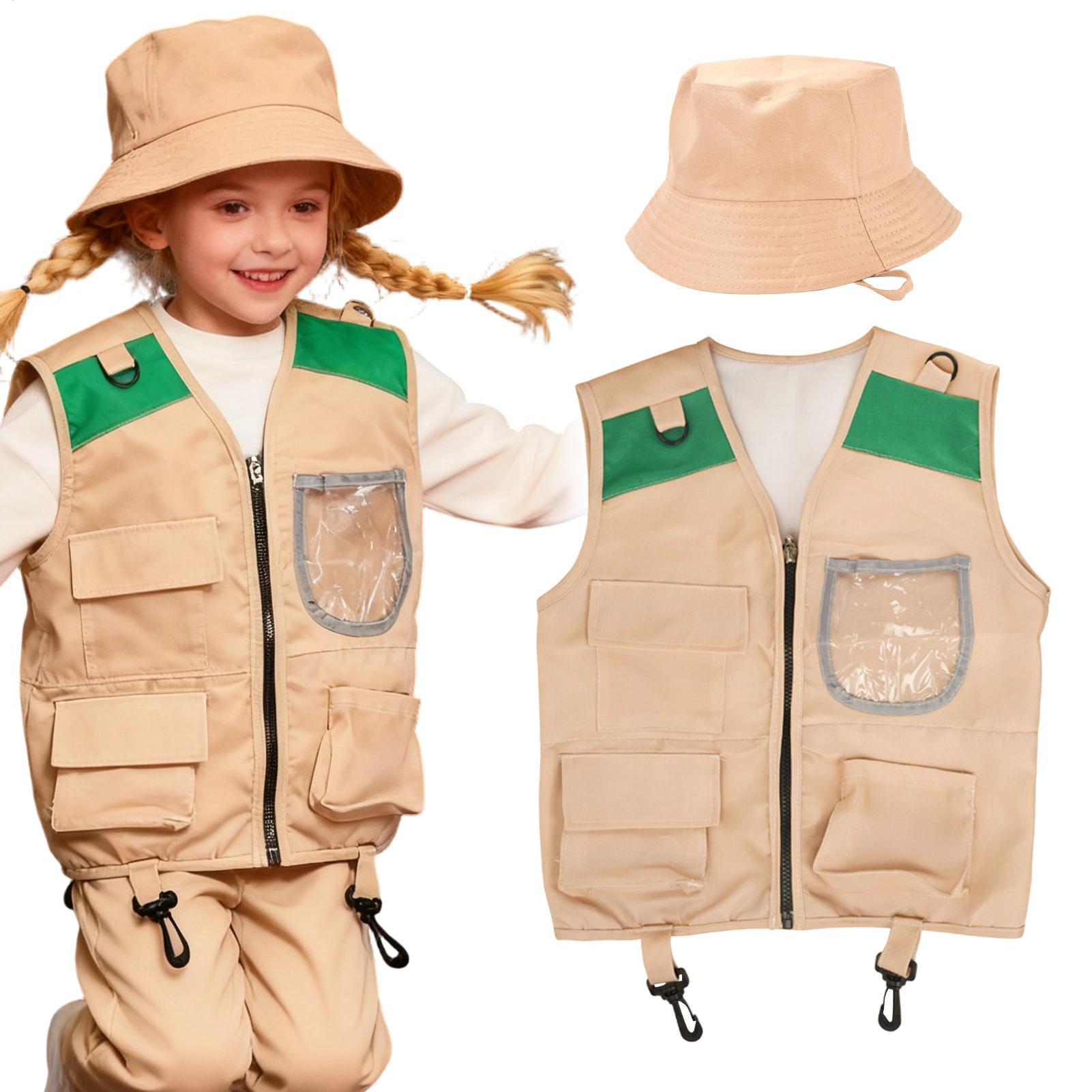 Kids Outdoor Adventure Kit - Strój Safari Explorer dla dzieci, zestaw