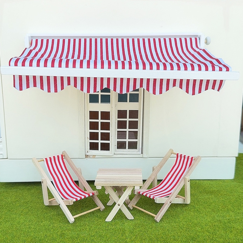 Kids Outdoor Doll House - 1/12 Model Daszka do Domku dla