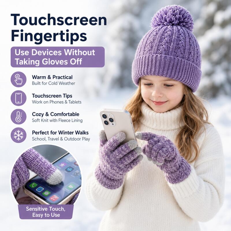 Zimowy zestaw dla dzieci: dzie – Kids Outdoor Gloves recenzja i cena