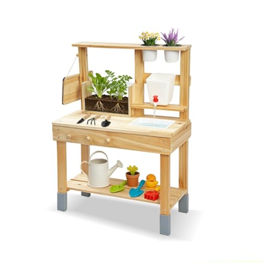 Drewniany stolik do prac ogrod – Kids Outdoor Chalkboard recenzja i cena