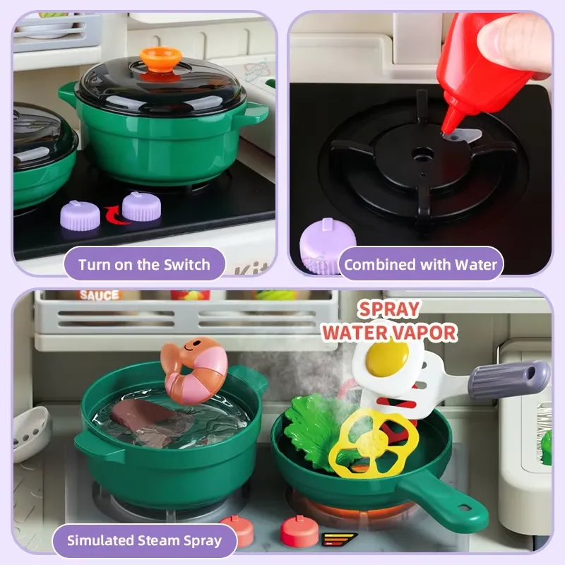 Duży zestaw kuchenny do zabawy – Kids Outdoor Mud Kitchen Accessories recenzja i cena