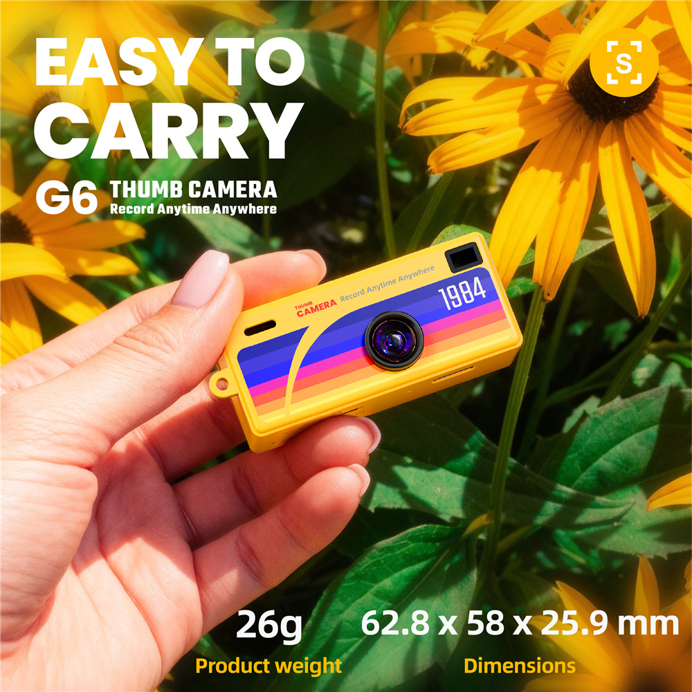 Mini kamera G6, przenośna kies – Kids Outdoor Videos recenzja i cena