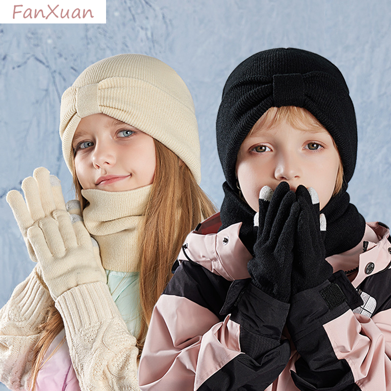Zimowe czapki dziecięce, kompl – Kids Outdoor Gloves recenzja i cena