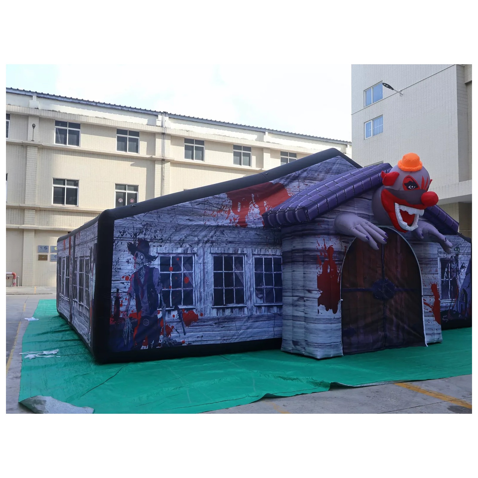 Duży szary nadmuchiwany labiry – Kids Outdoor Party Venue recenzja i cena
