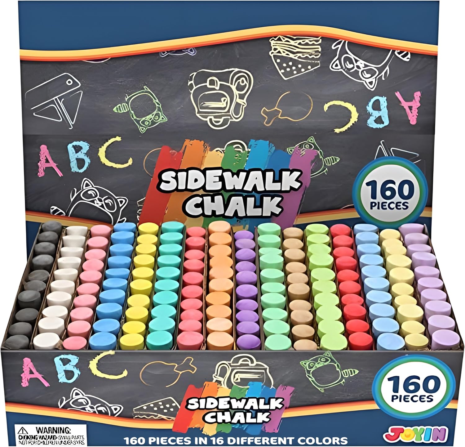 Zestaw 160 kred do chodników,  – Chalk Outdoor Jumbo recenzja i cena