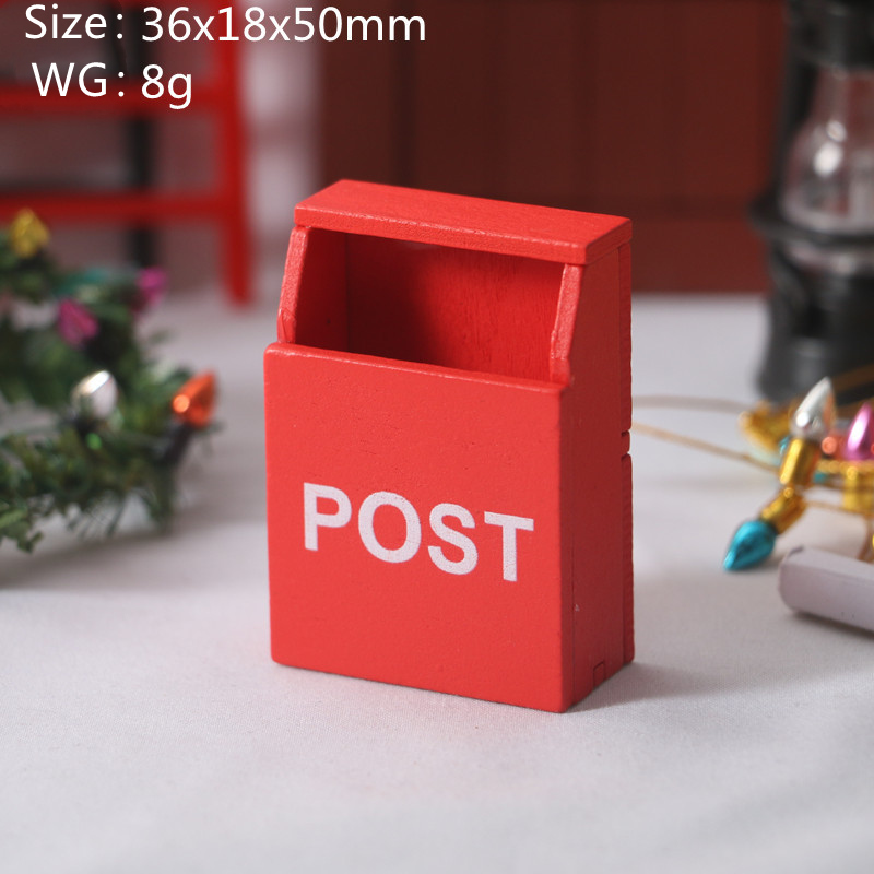 5Pc 1:12 Dollhouse red POST dr – Kids Outdoor Doll House recenzja i cena