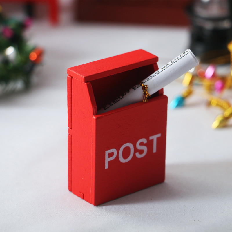 5Pc 1:12 Dollhouse red POST dr – Kids Outdoor Doll House recenzja i cena