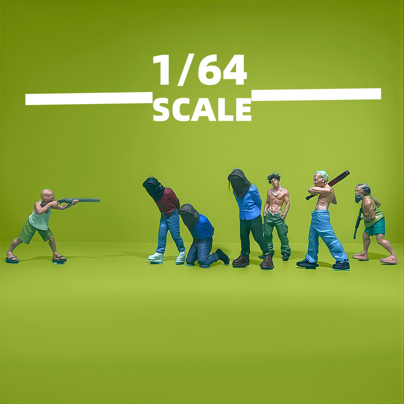 Diorama 1/64 Figurka Gangstera – Kids Outdoor Sandbox recenzja i cena