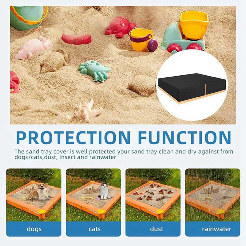 Pokrowiec na piaskownicę, wytr – Kids Outdoor Sandbox recenzja i cena