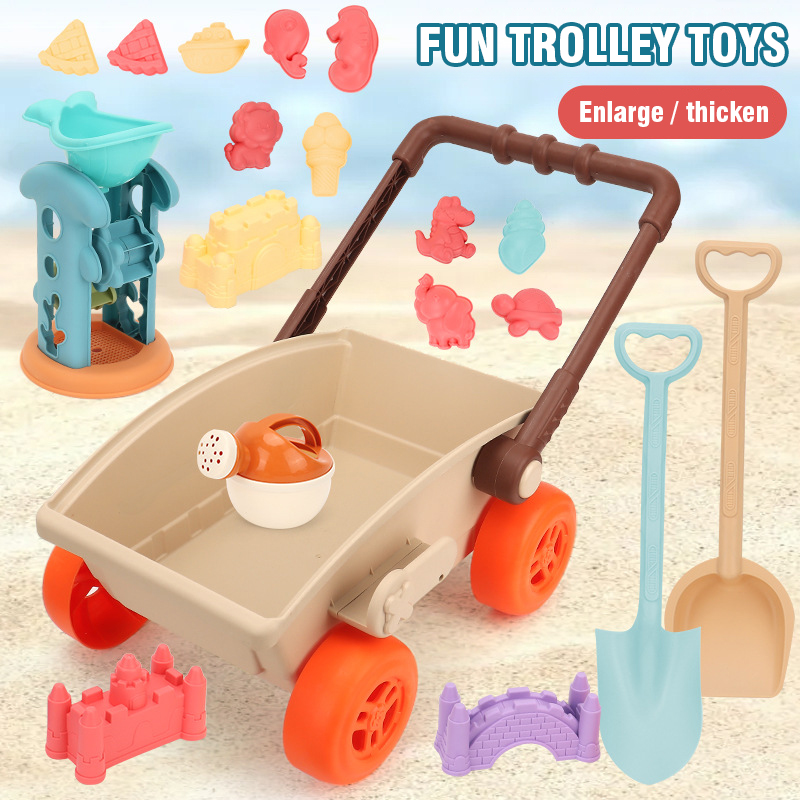 Zestaw Plażowy dla Dzieci: Wóz – Kids Outdoor Sandbox recenzja i cena