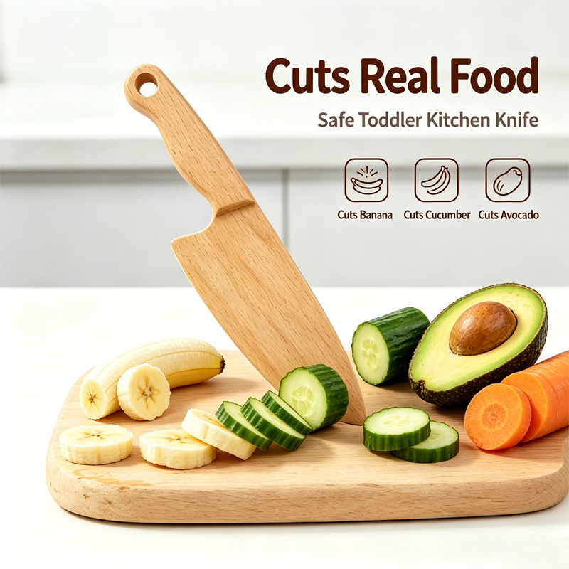Drewniany nóż dla dzieci do go – Kids Outdoor Mud Kitchen Accessories recenzja i cena