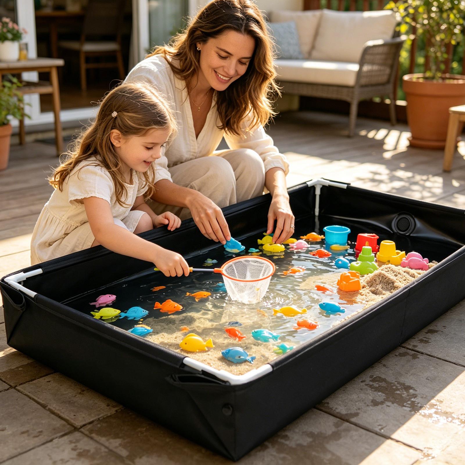 Nowy zewnętrzny basen do zabaw – Kids Outdoor Sandbox recenzja i cena