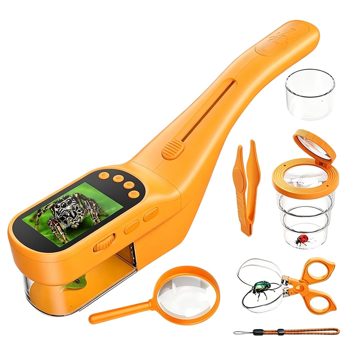 Mikroskop ręczny 500X dla dzie – Kids Outdoor Videos recenzja i cena