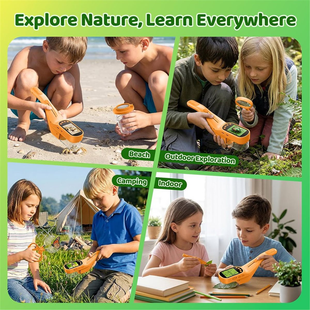Mikroskop ręczny 500X dla dzie – Kids Outdoor Videos recenzja i cena