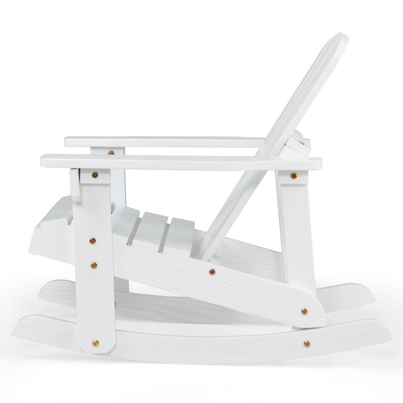 Drewniany fotel bujany Adirond – Kids Outdoor Adirondack Chair recenzja i cena