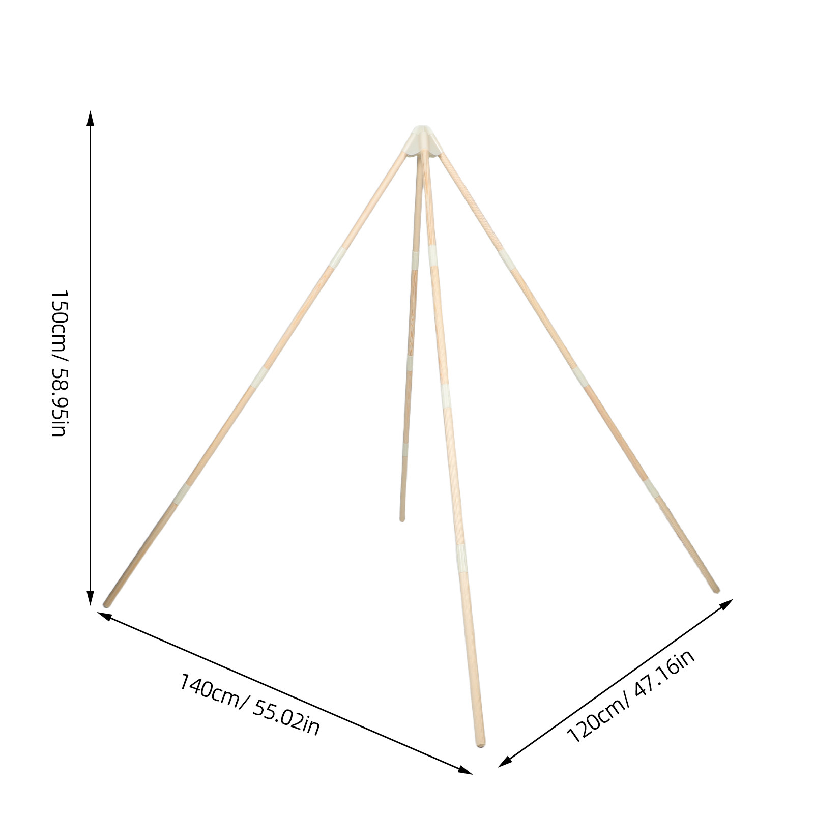 Pręty do namiotu teepee dla dz – Kids Outdoor Teepee recenzja i cena