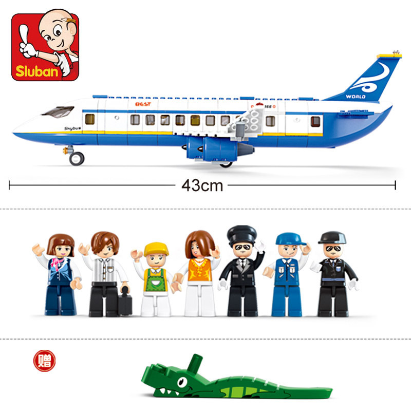 SLUBAN City Aviation Airport S – Lego Set Creator recenzja i cena