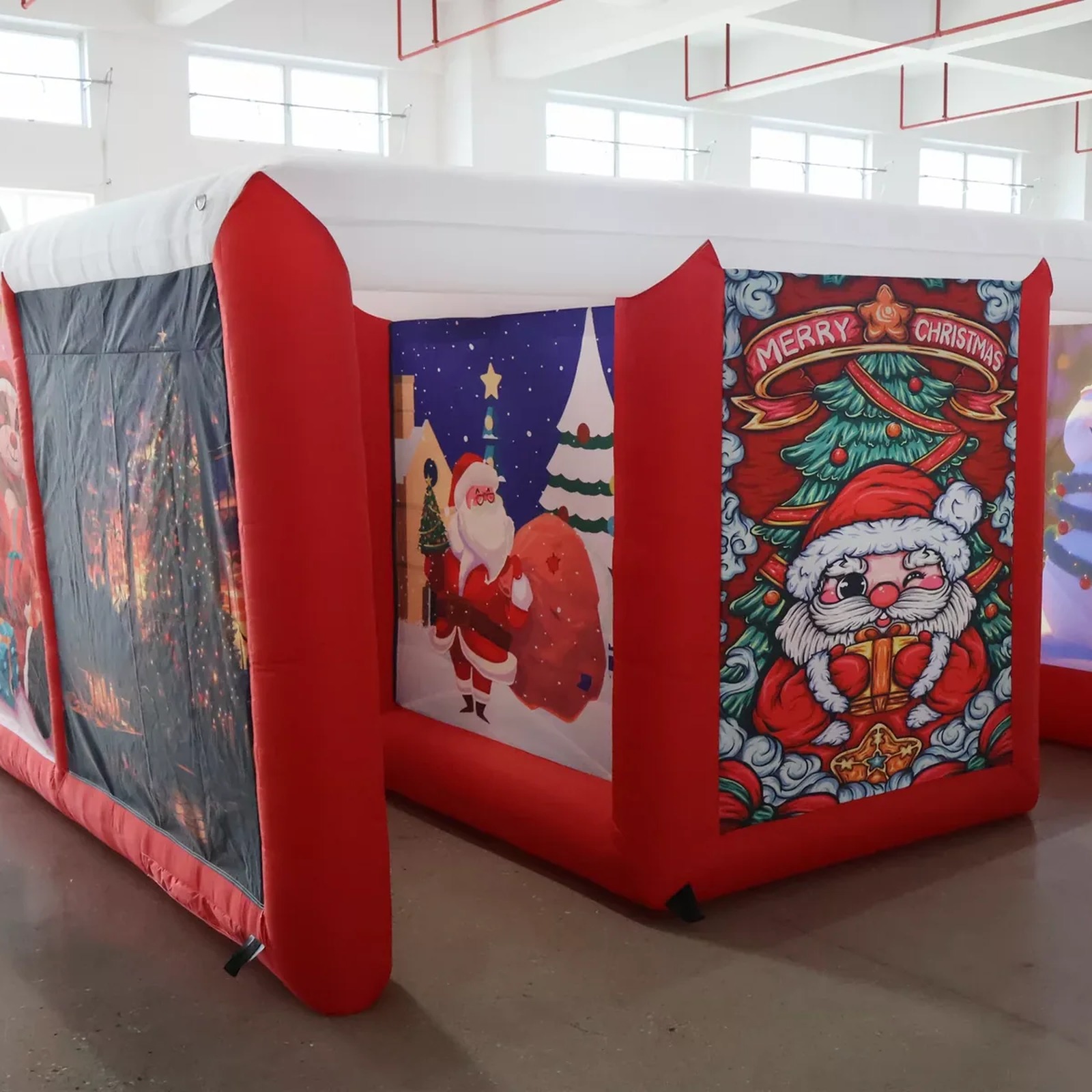 Czerwony, nadmuchiwany labiryn – Kids Outdoor Party Venue recenzja i cena