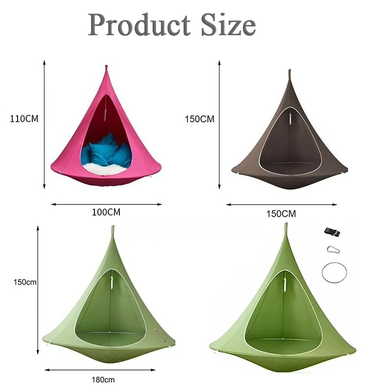 Namiot wiszący dla dzieci i do – Kids Outdoor Teepee recenzja i cena